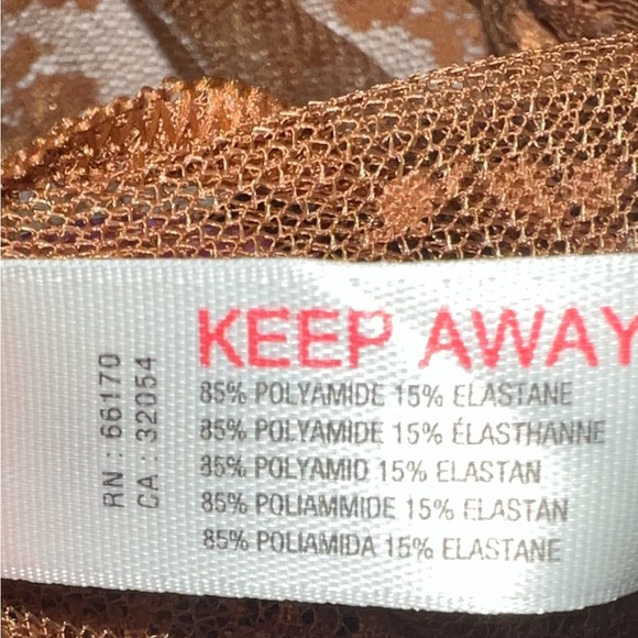 Free People- NWT -Lost in Lace Cardi- Bright Cider -Small - Picture 5 of 14